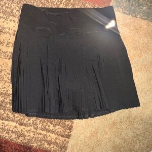 SOLD Active BCG Black Pleated Skirt